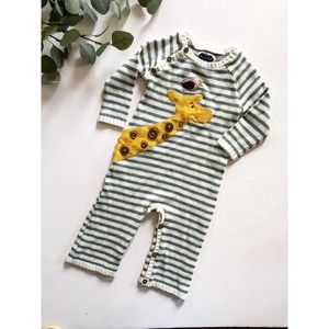 Mud Pie Knit Giraffe Romper